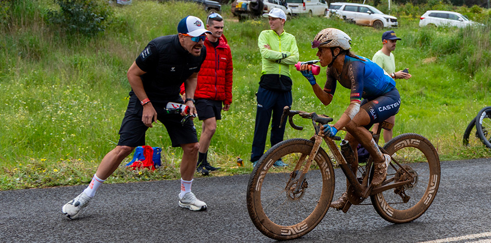 Erica Magnaldi è volata a sue spese ai mondiali gravel in Australia, assieme a Dario Giovine (foto Luca Troglia)