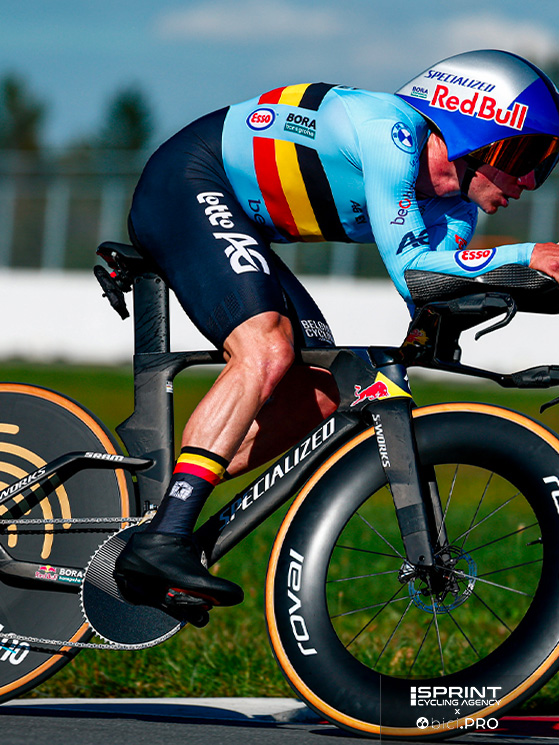Evenepoel, una nuova bici da crono per il 2027