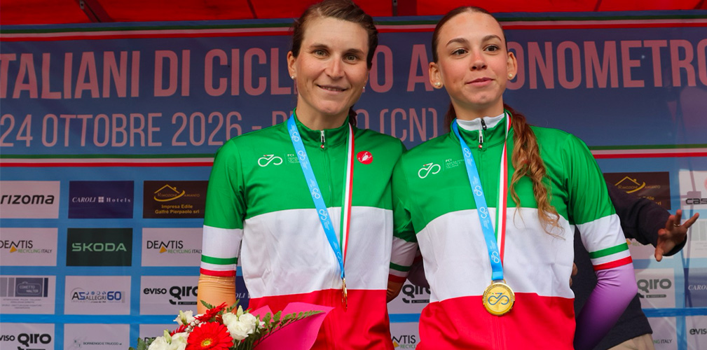 Longo Borghini e Silo, tricolori crono donne elite e U23: a causa dei tanti impegni con la nazionale, la seconda ha rischiato di non essere ammessa alla maturità (foto ExtraGiro)