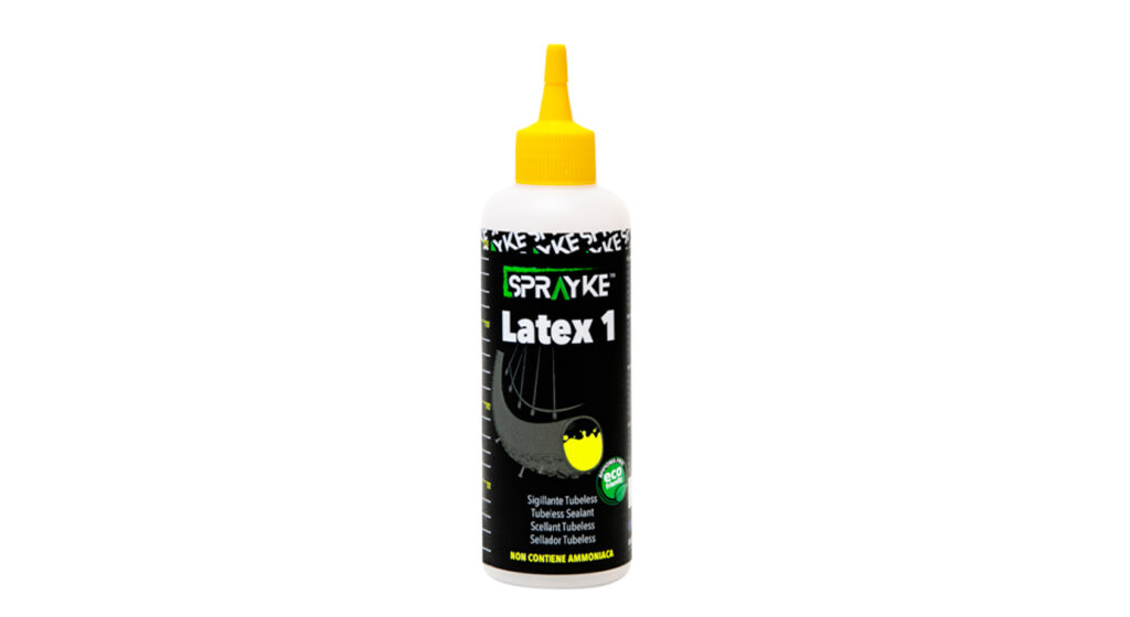 Latex 1 è il liquido di Sprayke per tubeless, tubelesse ready e tubolari