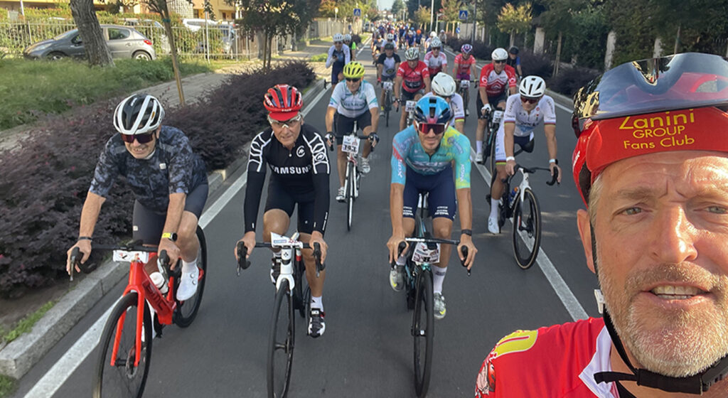 Pedala con Zazà 2026, con Zanini hanno pedalato Magrini, Saronni, Ballerini e Fabrizio Macchi