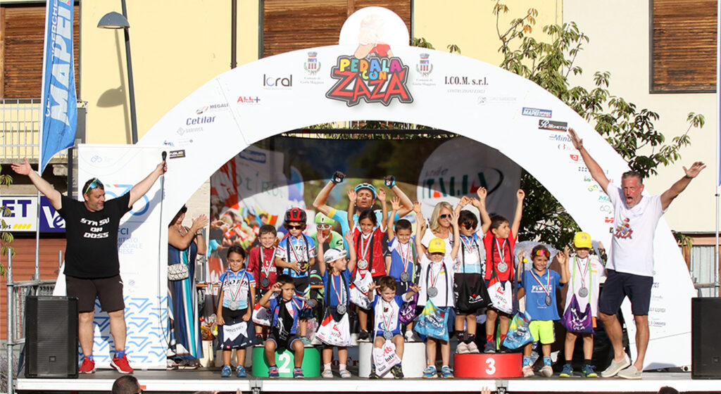 Il podio dei più piccoli è una festa: la passione peril ciclismo nasce così