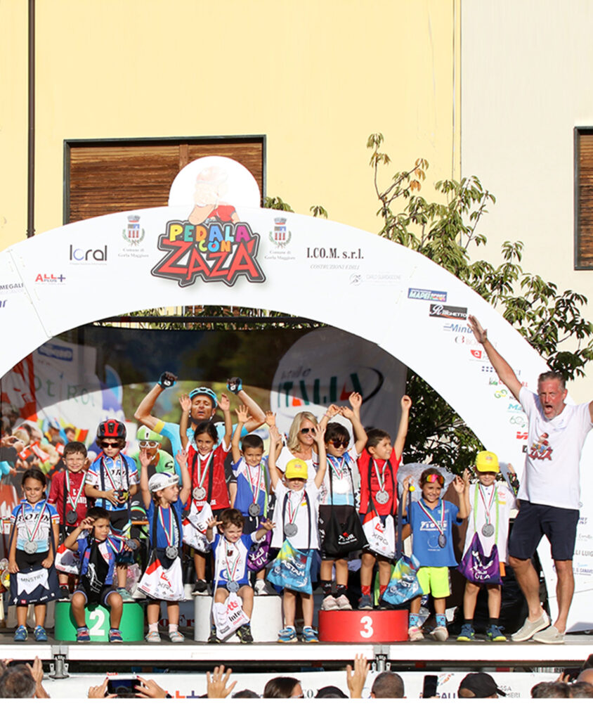 Il podio dei più piccoli è una festa: la passione peril ciclismo nasce così